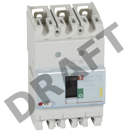 Авт. выкл. DPX3 160 3P 100A 16кА Авт. выкл. DPX3 160 3P 100A 16кА