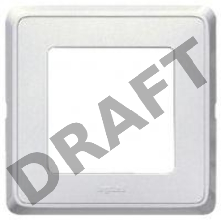 Рамка LEGRAND 61730  1-м CARIVA бел. leg 773660