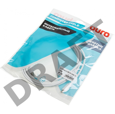 Кабель Buro BHP USB-TPC-3W USB 3.0 A(m) USB Type-C (m) 3м белый