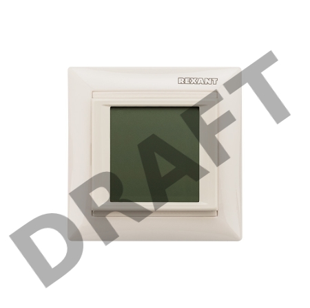 Терморегулятор сенсорный REXANT RX-419B, бежевый. совместим с Legrand серии Valena