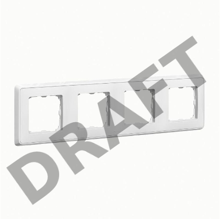 Рамка Рамка 4 поста белая
