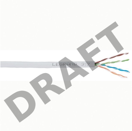 Кабель витая пара LEGRAND 32751 (305 м) , неэкранированная U/UTP, категория 5е, 4 пары, PVC, серый