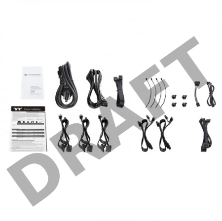 Блок питания Thermaltake ATX 750W Toughpower GF1 ARGB 80+ gold (24+4+4pin) APFC 140mm fan color LED 9xSATA Cab Manag RTL