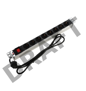 Блок распределения питания ЦМО R-16-8S-V-440-1.8 гор.размещ. 8xSchuko базовые 16A Schuko 1.8м