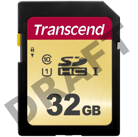 Флеш карта SD 32GB Transcend SDНC UHS-I U1, MLC