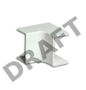 Угол внутренний 40х25 бел. Рувинил УВН-40х25