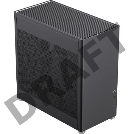 Компьютерный корпус, без блока питания ATX Gamemax MeshBox Black ATX case, black, w/o PSU, w/1xUSB3.0+1xType-C, 1xCombo Audio