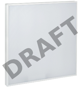 Светильник светодиодный ДВО Iek LDVO0-6575-40-4000-K01 6575 595х595х25мм 40Вт 4000К равномерная засветка опал {аналог люм.свет. 4х18 накладных или в потолок Армстронг}