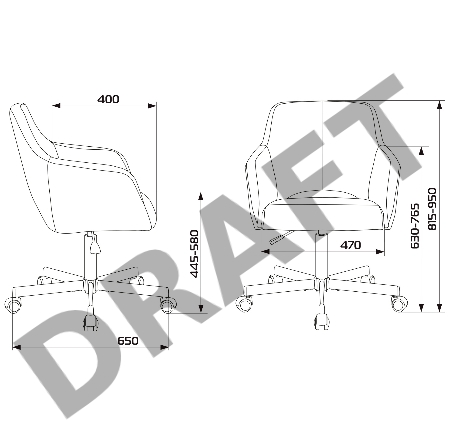 Кресло Бюрократ CH-380M черный зебра крестовина металл