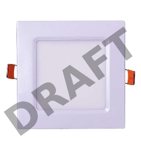 Светильник светодиодный ультратонкий встраив. PPL-S 6Вт 4000К IP40 WH 120мм квадрат Jazzway 5008229A