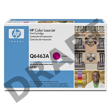 Тонер-картридж HP Q6463A пурпурный для CLJ 4730 12000 стр.