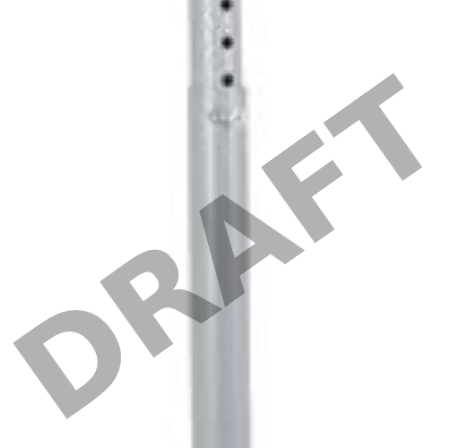 Крепеж Wize WPC-S серебро {Универсальное комплект для проектора, длина штанги 61-96 см, наклон +/- 15°, поворот +/- 15°, до 12 кг, 260х260}