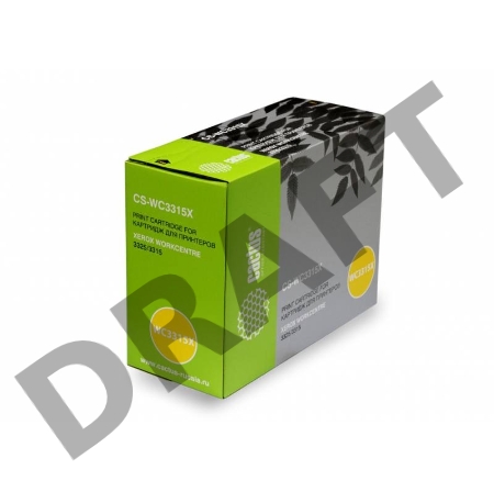 Тонер Картридж Cactus CS-WC3315X (106R02310) черный для для Xerox WorkCentre 3315 (5000стр.)