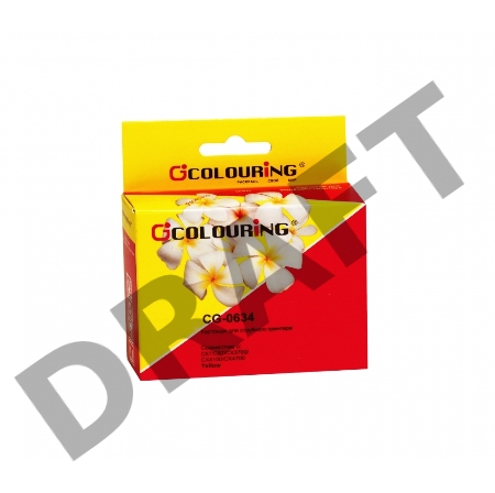 Картридж CG-0634 для принтеров Epson C67/C87/CX3700/CX4100/CX4700 Yellow пигментные Colouring