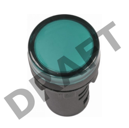 Арматура светосигнальная AD-22DS 12В AC/DC зел. ИЭК BLS10-ADDS-012-K06