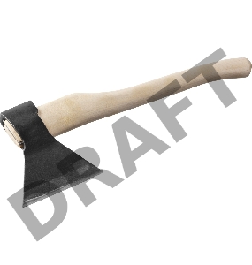 Топор кованый ИЖ Б3 1000 г, деревянная рукоятка