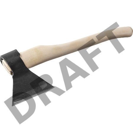 Топор кованый ИЖ Б3 1000 г, деревянная рукоятка