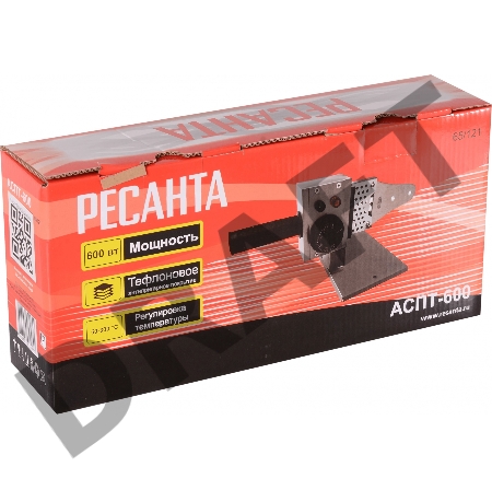 Аппарат для сварки ПВХ труб АСПТ-600 Ресанта