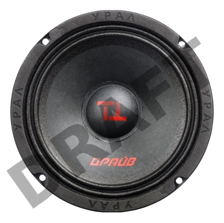 Колонки автомобильные Ural ТТ 165 ДРАЙВ (без решетки) 96дБ 4Ом 16.5см (6 1/2дюйм) (ком.:2кол.) среднечастотные однополосные