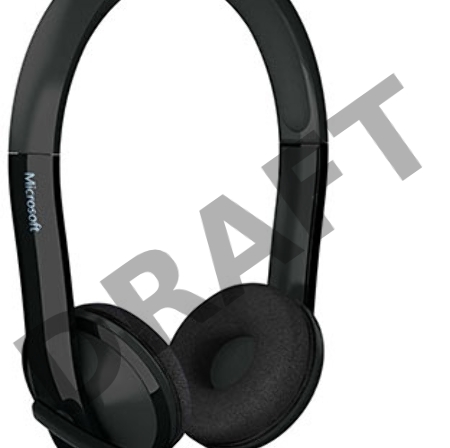 Наушники с микрофоном Microsoft LX-6000 черный 2м накладные USB оголовье (7XF-00001)