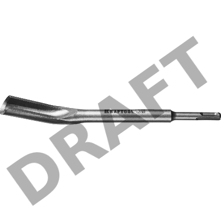 Зубило-штробер полукруглое Kraftool ALLIGATOR 29328-22-250_z01 SDS-plus 22x250мм