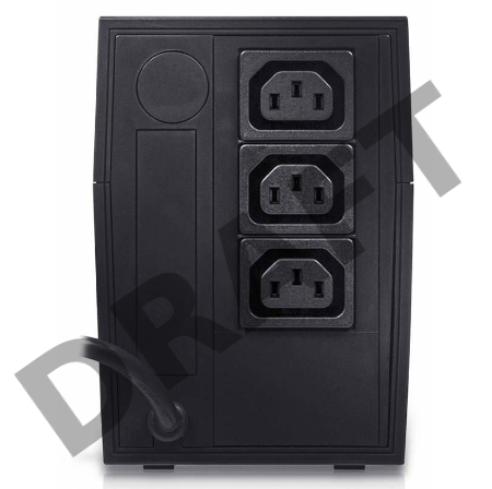 Источник бесперебойного питания Powercom Raptor RPT-800A EURO 480Вт 800ВА черный