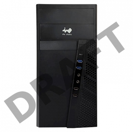 Корпус MiniTower InWin EFS057BL  RB-S500HQ70 H U3*2+U2*2+A(HD) + Screwless + key lock + key*3pcs  [6134585]