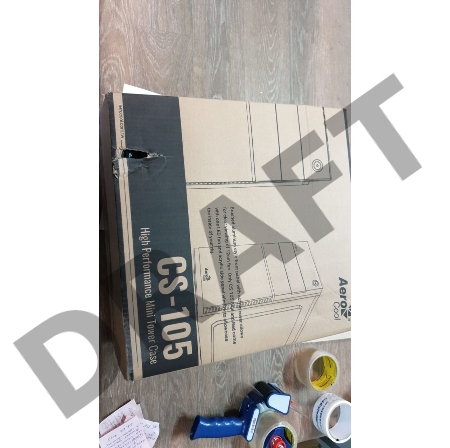 Корпус Aerocool Cs-105, mATX, без БП, 187x361x355мм (ШxГxВ), USB3.0 x1, USB 2.0 x1, металл 0,5мм, 120-мм вентилятор в комплекте