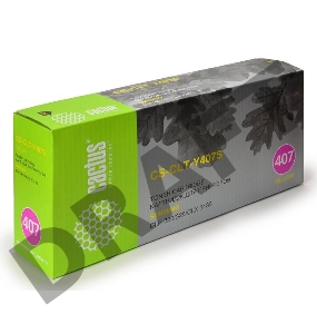 Тонер Картридж Cactus CS-CLT-Y407S желтый для Samsung CLP-325 CLX-3185 (1000стр.)