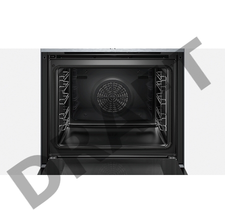 Электрический духовой шкаф Bosch HBG632BS1 59.5x59.4x54.8 см, 71л, дисплей, 8 режимов, сталь