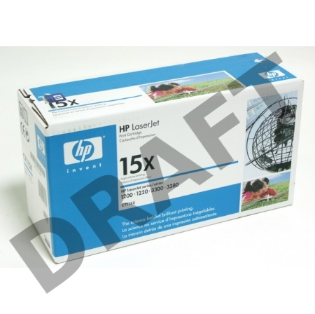Тонер-картридж HP C7115X черный для LJ 1200/1220/1200N/1000/3300/3330 3500стр.