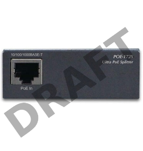 POE-172S сплиттер, встроенный БП Single Port 10/100/1000Mbps 95W Ultra PoE Splitter (12V/19V/24V)