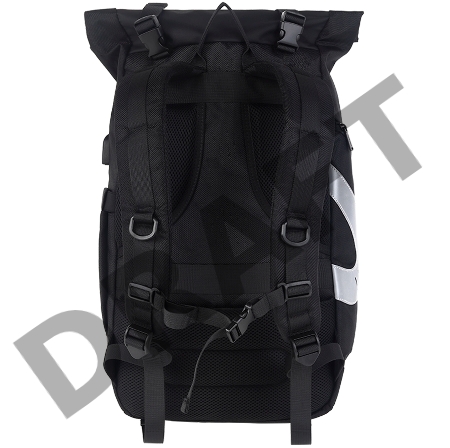 Рюкзак CANYON RT-7, Laptop backpack for 17.3 inch, Product spec/size(mm): 470MM(+200MM) x300MM x 130MM, Black, EXTERIOR materials:100% Polyester, Inner materials:100% Polyester, max weight (KGS): 12kgs