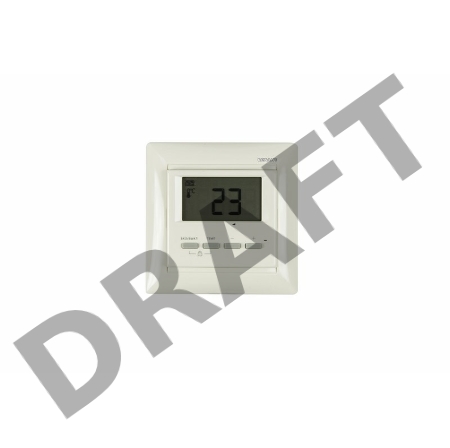 Терморегулятор цифровой REXANT RX-511H, бежевый, совместим с Legrand серии Valena