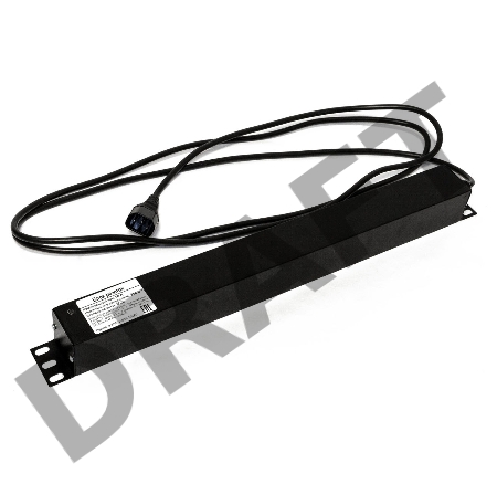 Hyperline SHE19-6SH-2.5IEC Блок розеток для 19