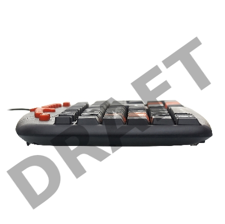 Клавиатура ExeGate EX280435RUS LY-504M, <USB, шнур 1,5м, черная, 123кл, Enter большой, мультимедиа>, Color box