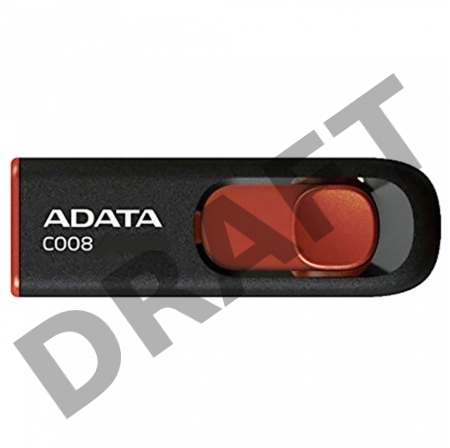 Флэш Диск USB 2.0 ADATA Flash Drive 64Gb С008 Black-Red