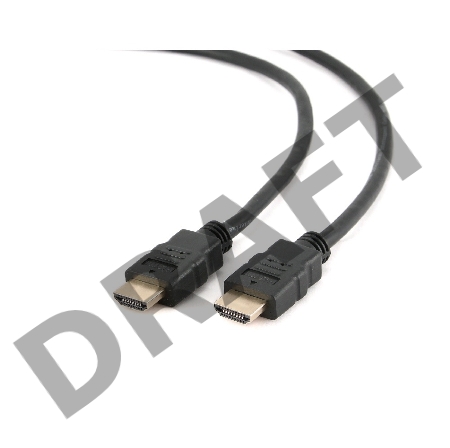 Кабель HDMI Cablexpert CC-HDMI4-10, 3.0м, v2.0, 19M/19M, черный, позол.разъемы, экран, пакет