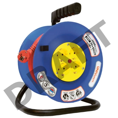 Удлинитель на катушке 4х30м без заземл. 10А IP20 ВЕМ-250 термо ПВС 2х1 UNIVersal 9632898