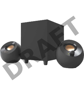 Колонки Creative PEBBLE PLUS 2.1 черный 8Вт