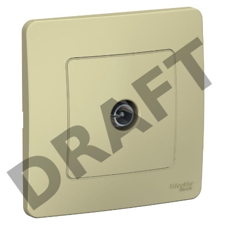 Коннектор TV СП BLANCA беж. SchE BLNTS000017