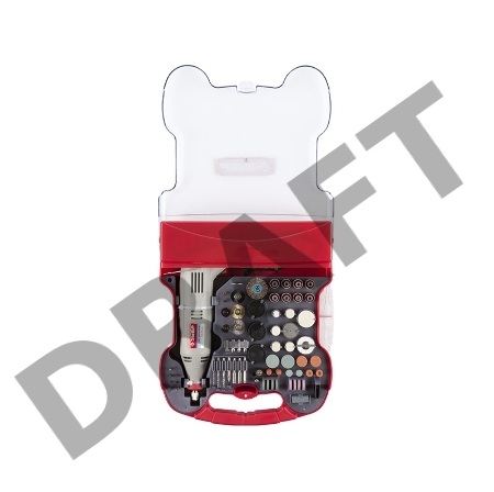 Шлифовальная машина ЗУБР Гравер [ЗГ-130ЭК H172] { электрический с набором мини-насадок в кейсе, 172 предмета }