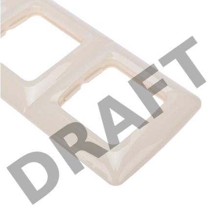 Рамка 4-я DEA горизонтальная Беж KRANZ (1/10/90)