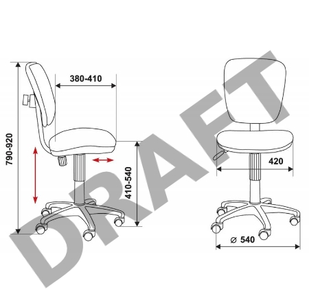 Кресло Бюрократ CH-204NX/26-21 синий 26-21