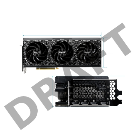 Видеокарта Palit RTX4090 GameRock OC 24G GDDR6X 2235/21000 HDMIx1 DPx3 HDCP