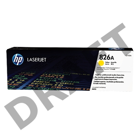 Тонер Картридж HP 826A CF312A желтый для HP CLJ Ent M855