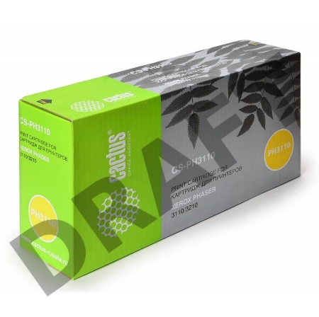 Тонер Картридж Cactus CS-PH3110 (109R00639) черный для Xerox 3110/3210 (1000стр.)