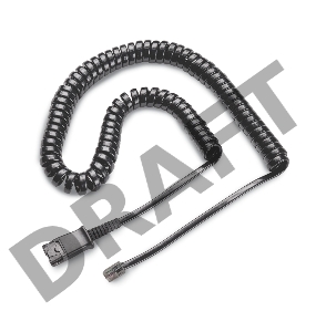 Витой шнур Plantronics U10P(модель U10P) 27190-01 с разъемом QD для подключения гарнитур H-серии к телефонному аппарату