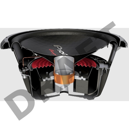 Сабвуфер автомобильный Pioneer TS-W312S4 500Вт пассивный (30см/12