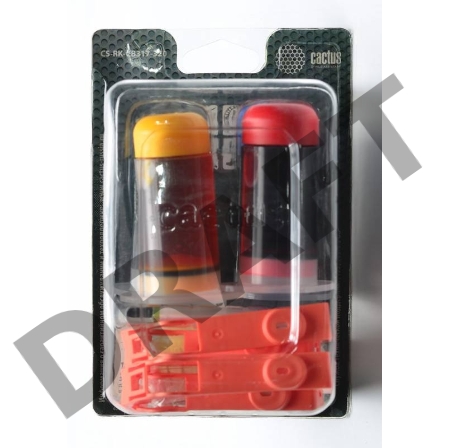 Заправочный набор Cactus CS-RK-CB317-320 цветной (4x30мл) HP PhotoSmart B8553/C5383/C6383/D5463/5510